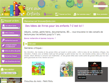 Tablet Screenshot of lireauxenfants.net